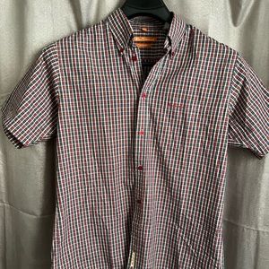 Men’s  Ben Sherman Vintage Short Sleeve Button Down size Large